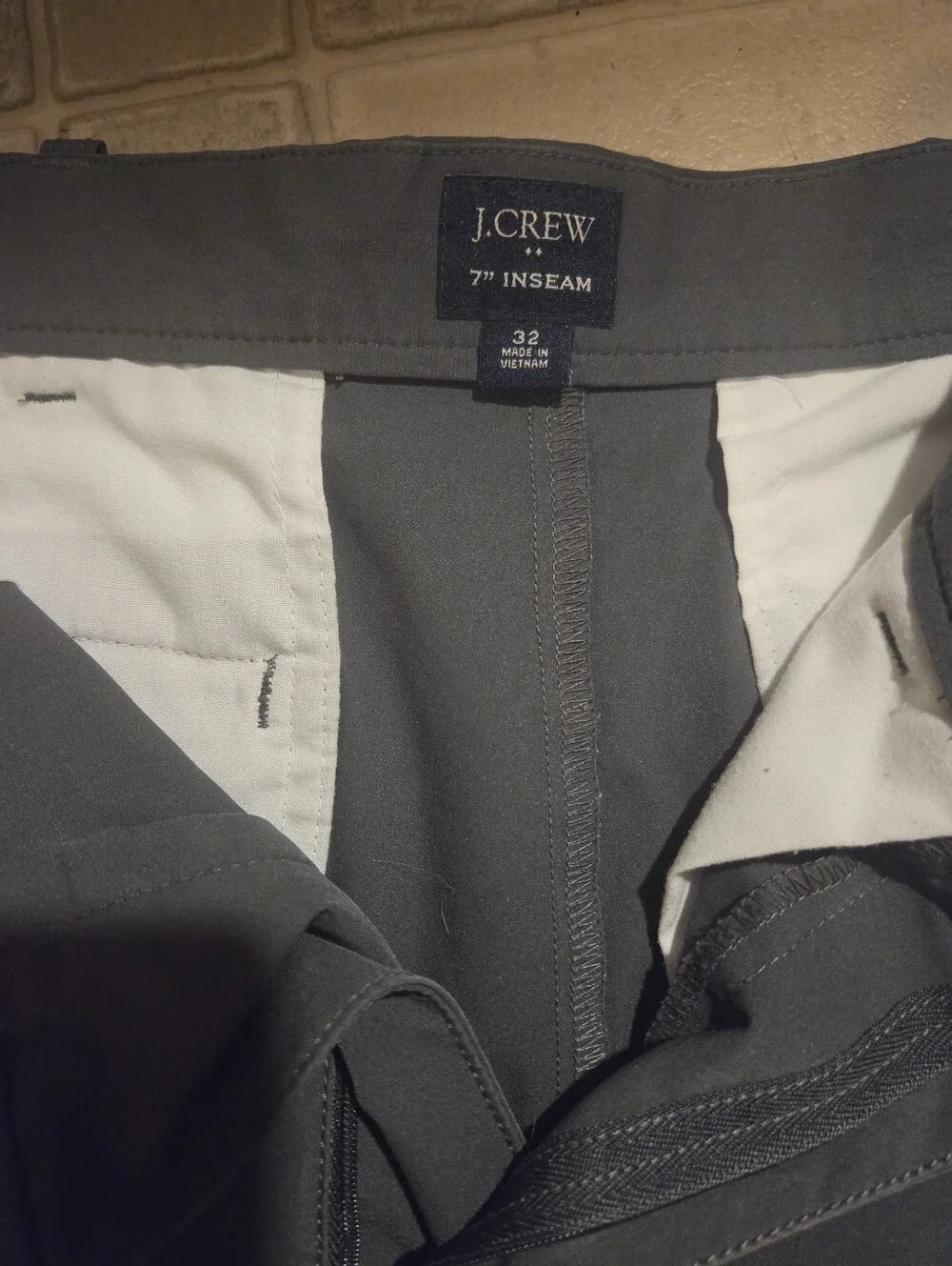 J. Crew Men's Gray Chinos - Charcoal Straight Fit
